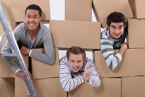Careful packing and labeling for a move to France